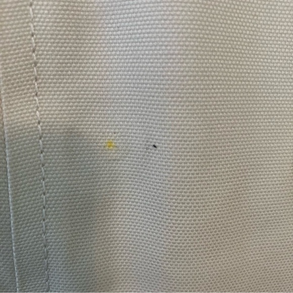 VTG London Fog Maincoats Women's Cream Double Breasted Trench Coat Petite 12 - Picture 5 of 10